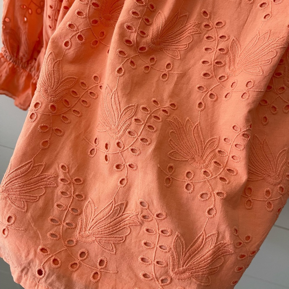 Anthropologie | seen worn kept eyelet top 6 - Picture 6 of 8